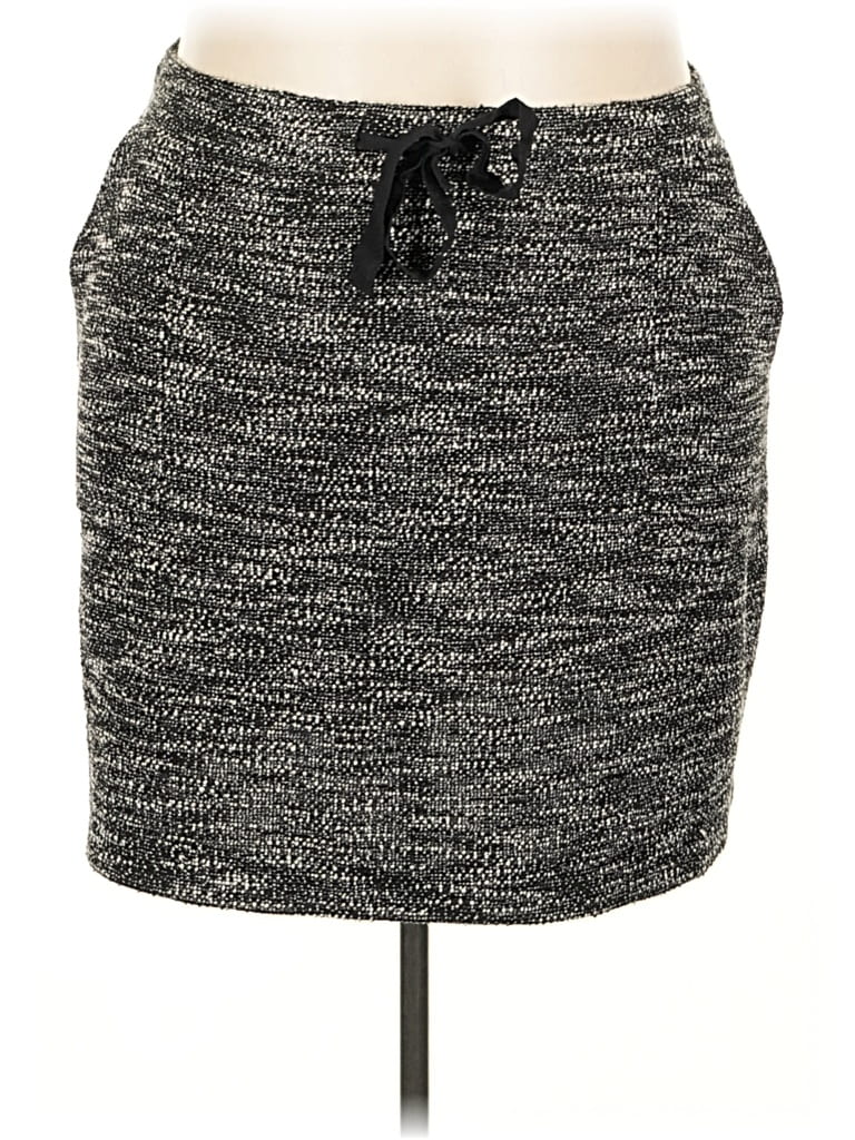 Pre-owned Ann Taylor Loft Casual Skirt In Gray