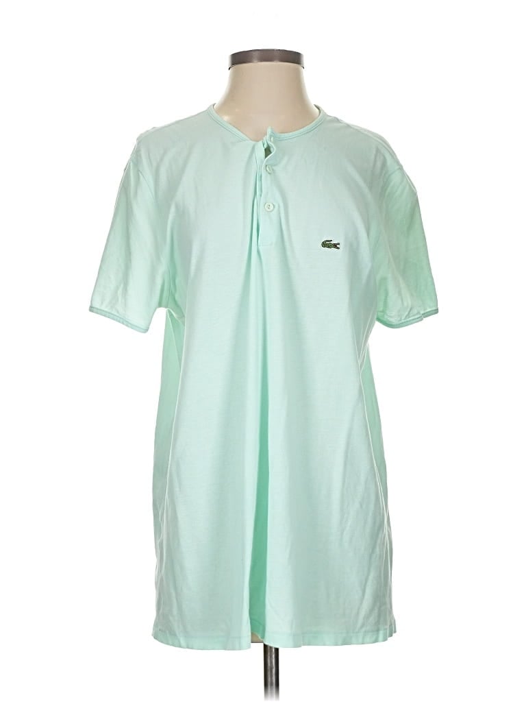 Pre-owned Lacoste Short Sleeve Polo Shirt In Green