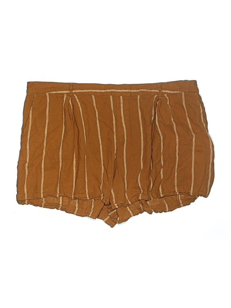 Pre-owned Ava & Viv Shorts In Brown