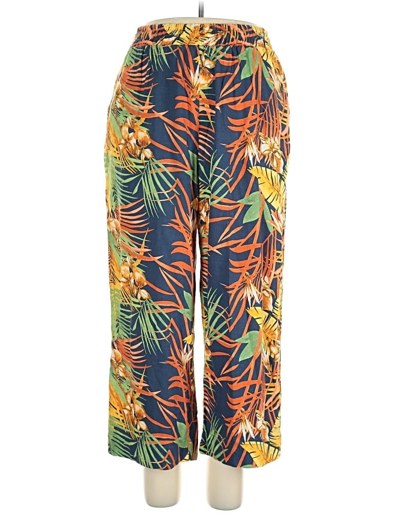 Pre-owned Panama Jack Linen Pants In Orange