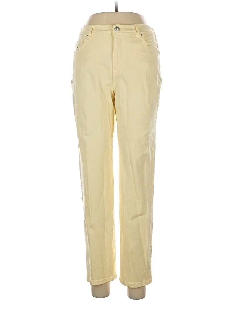 Pre-owned Gloria Vanderbilt Jeans In Yellow