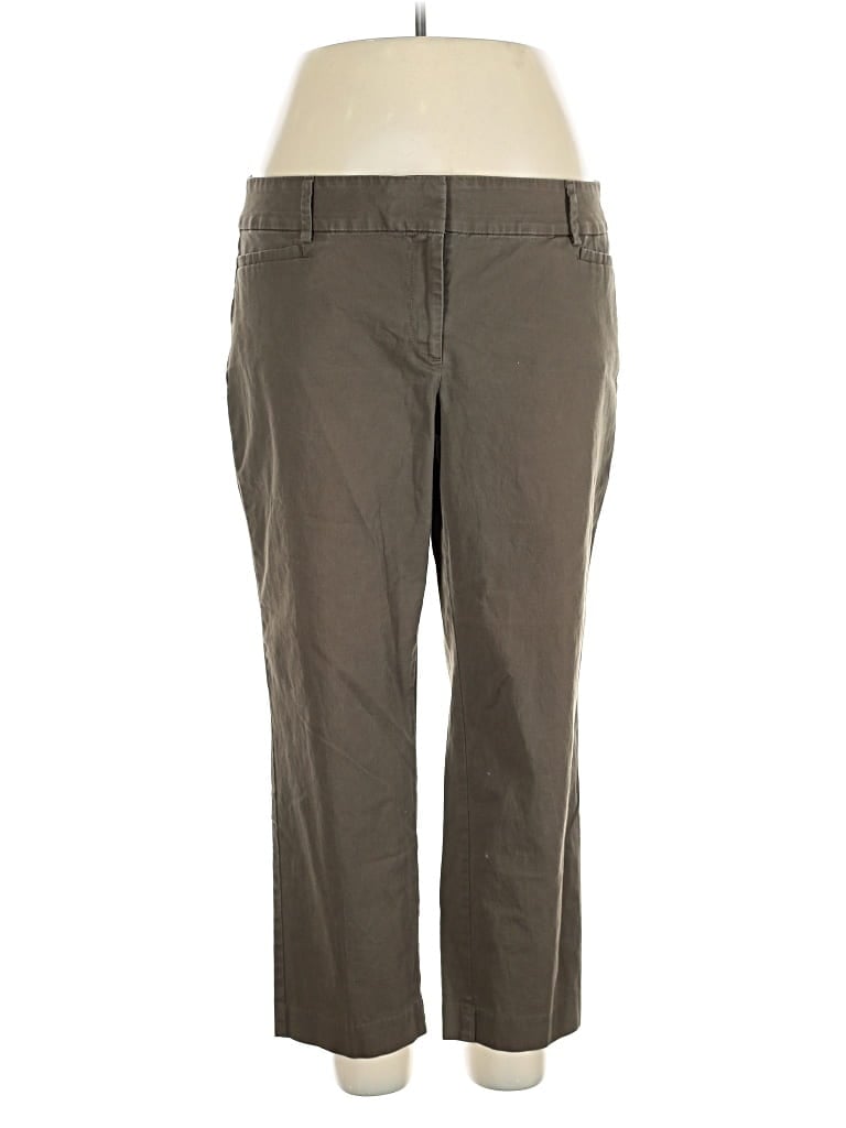Pre-owned Ann Taylor Loft Outlet Khaki Pant In Brown