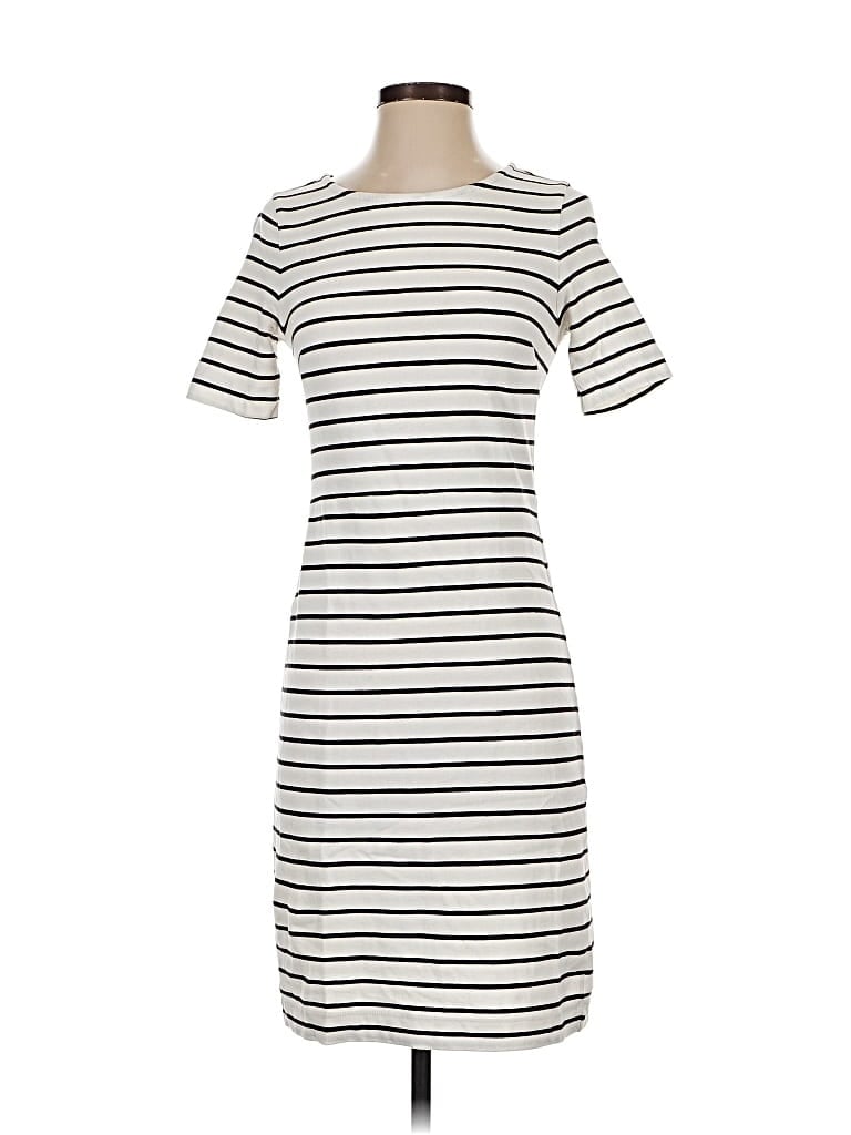 Pre-owned J. By J.crew Casual Dress In White