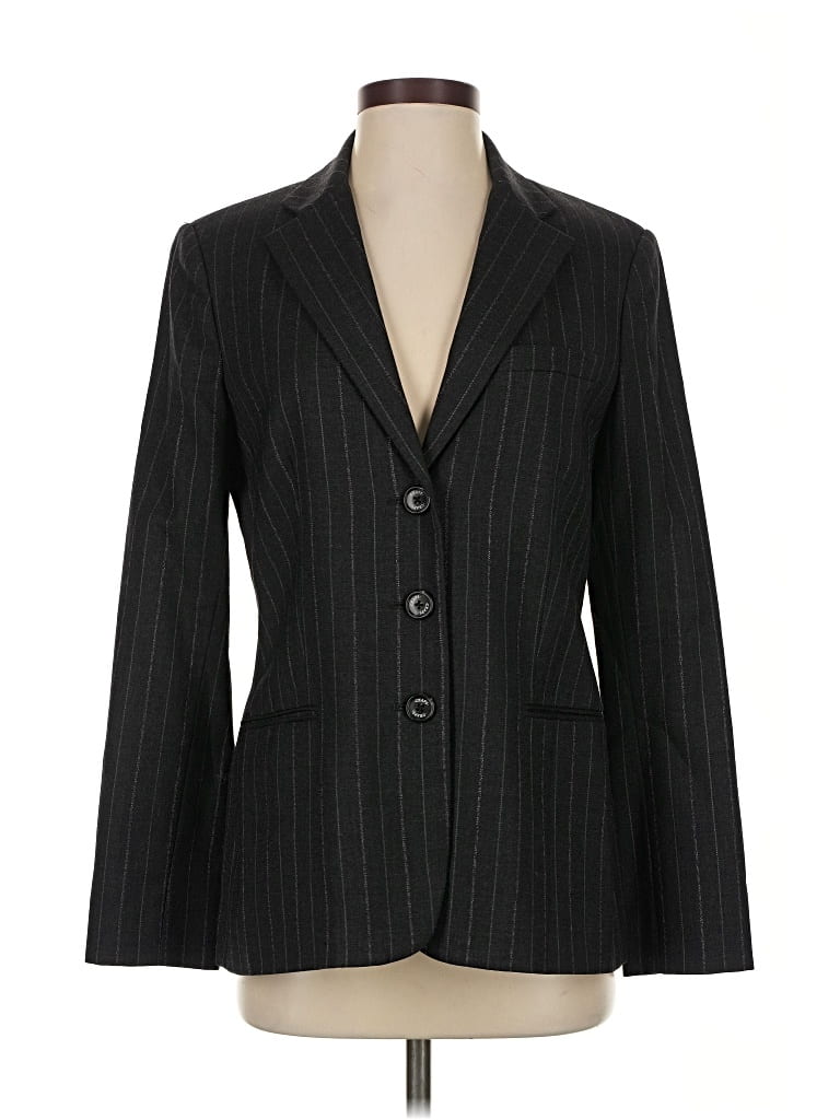 Pre-owned Chaps Blazer Jacket In Black