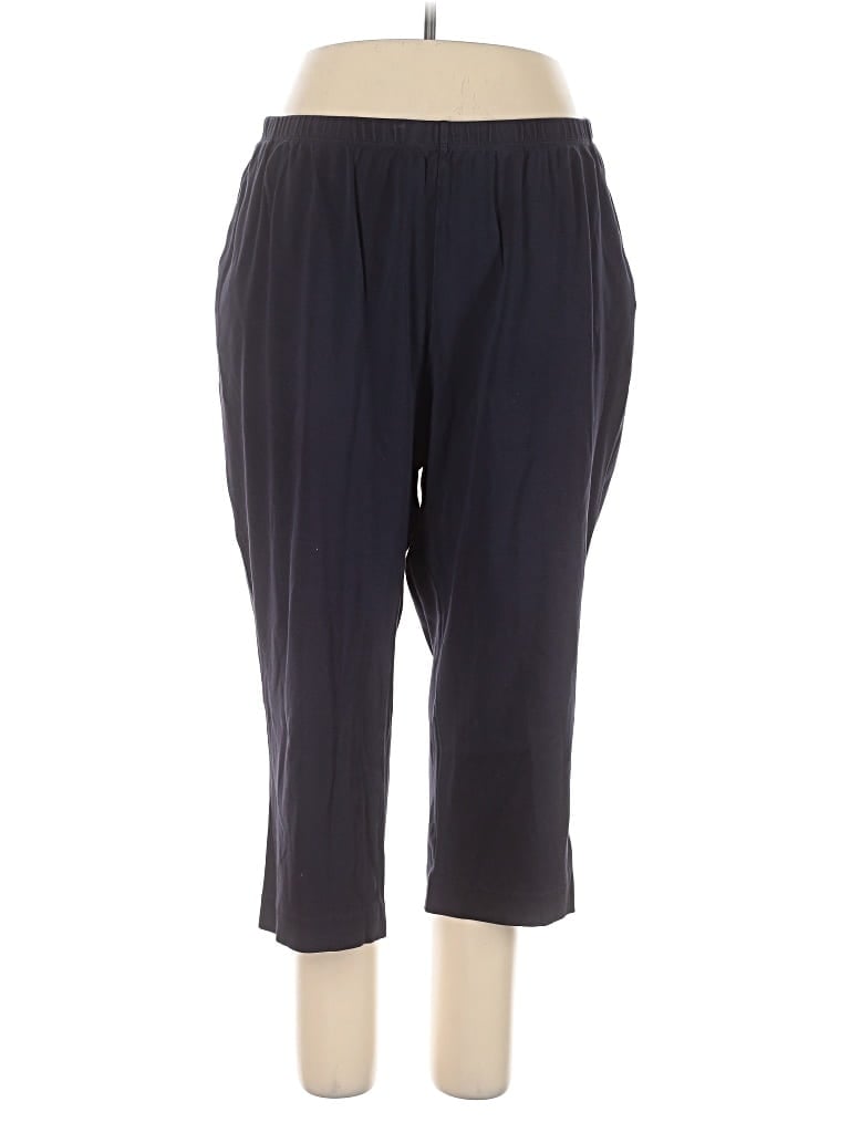 Pre-owned Lands' End Casual Pants In Blue