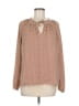 Gap 100% Polyester Brown Long Sleeve Blouse Size M - photo 1