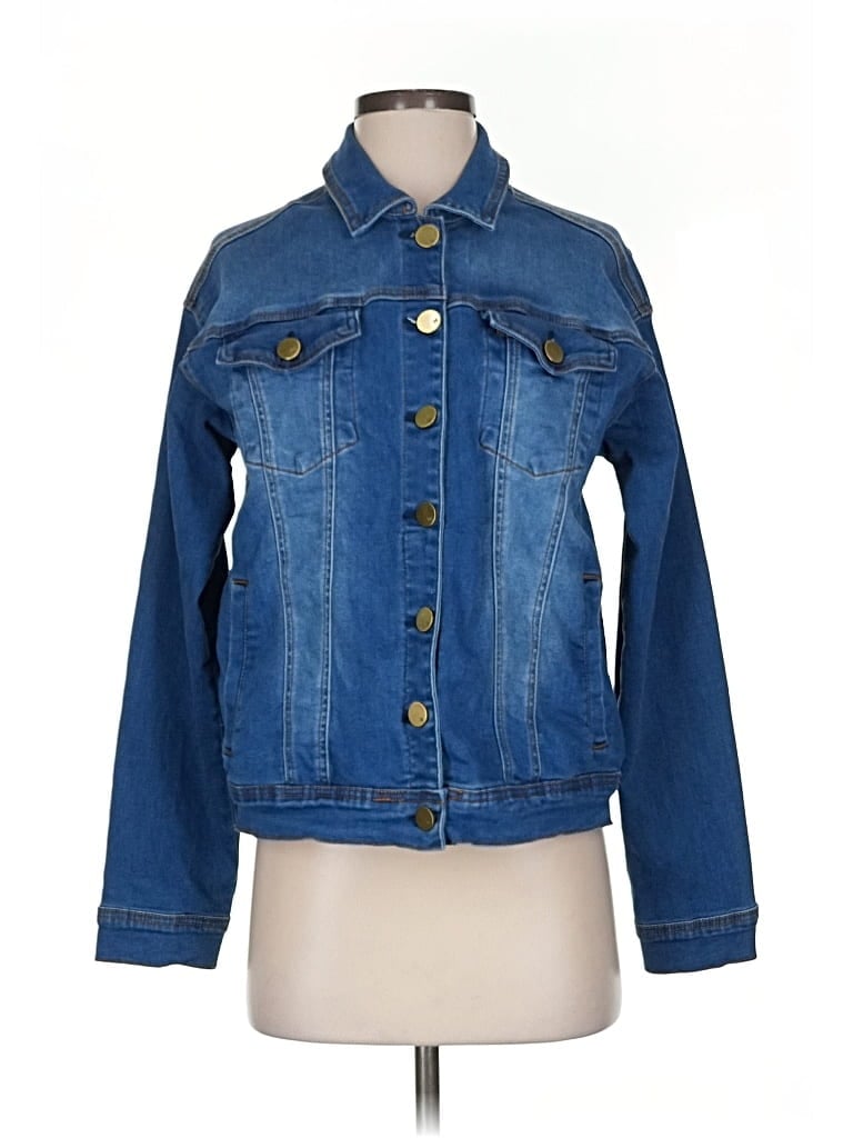 Pre-owned Dg^2 By Diane Gilman Denim Jacket In Blue