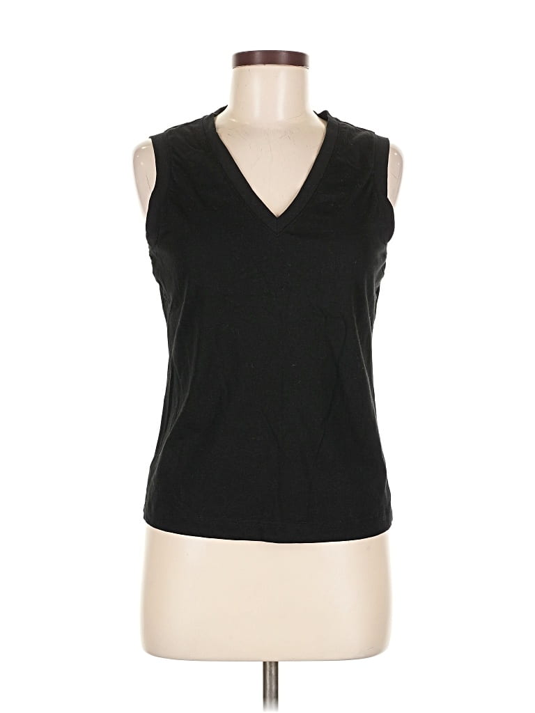 Pre-owned Banana Republic Factory Store Sleeveless T-shirt In Black