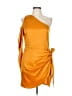 Camila Coelho 100% Polyester Orange Cocktail Dress Size L - photo 1