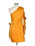 Camila Coelho 100% Polyester Orange Cocktail Dress Size L - photo 2