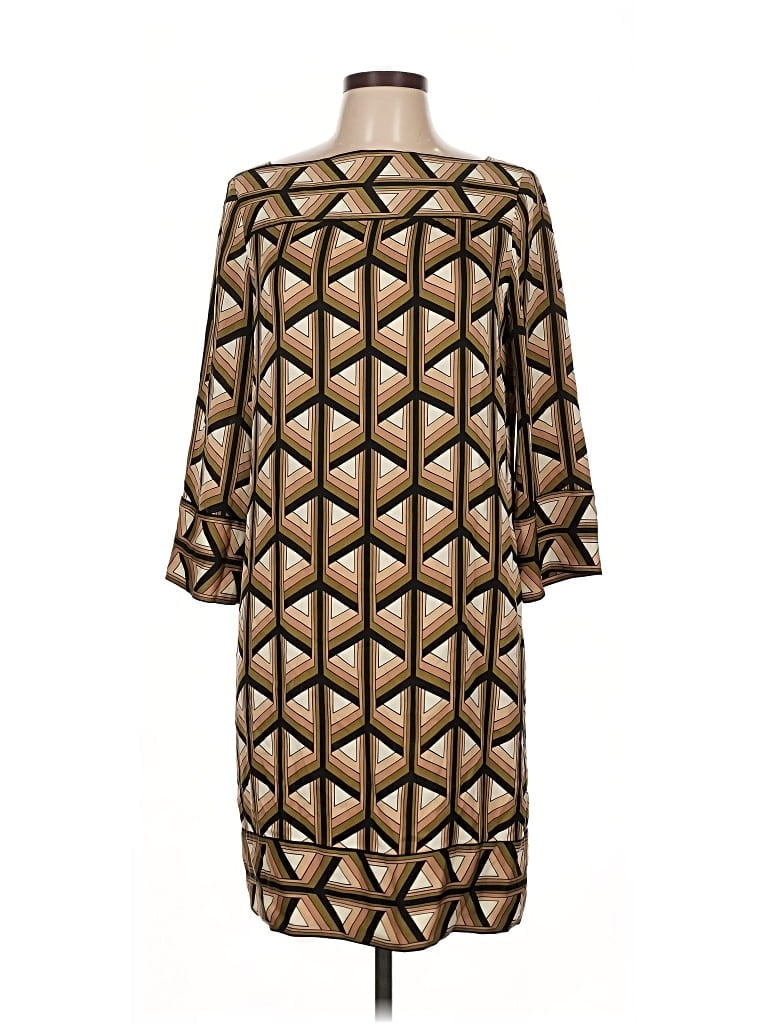 Pre-owned Diane Von Furstenberg Casual Dress In Brown