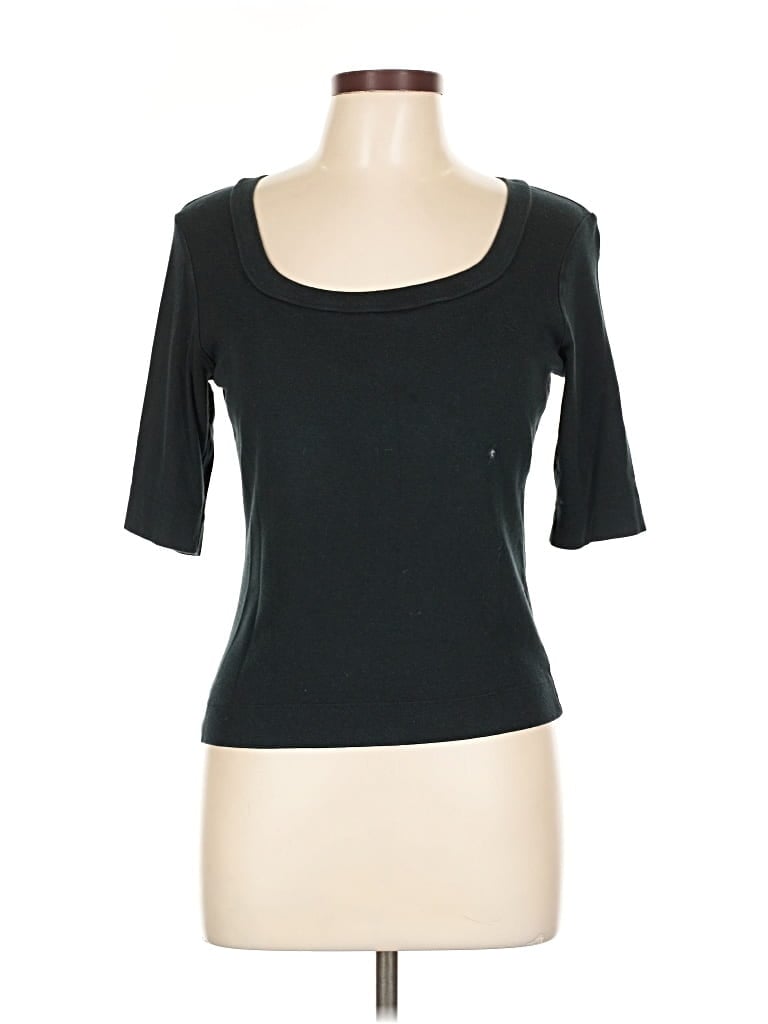 Pre-owned Banana Republic 3/4 Sleeve T-shirt In Black