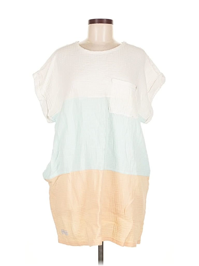 Pre-owned Simply Southern Casual Dress In White