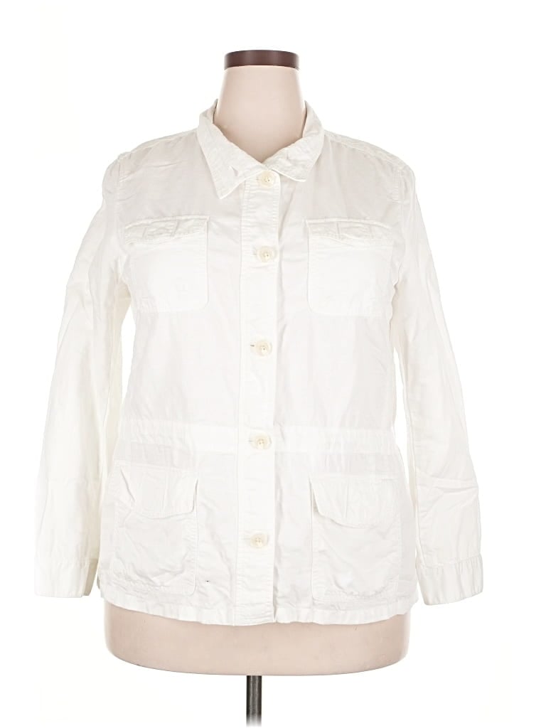 Pre-owned Talbots Jacket In White