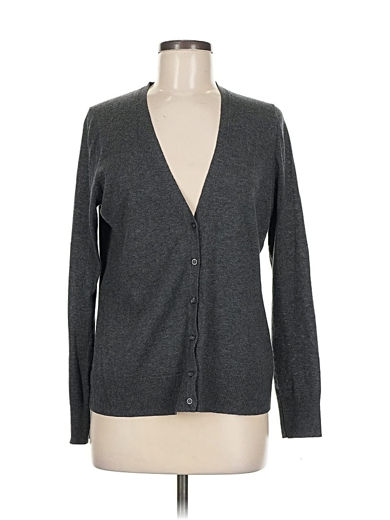 Pre-owned Old Navy Cardigan Sweater In Gray