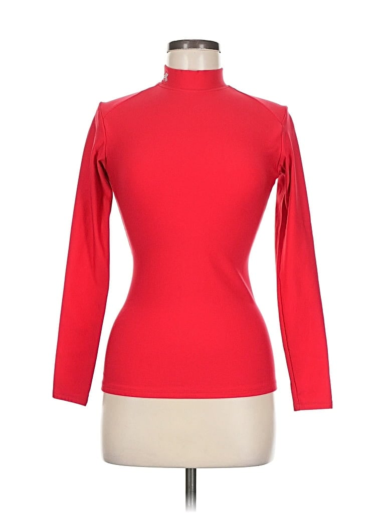 Pre-owned Under Armour Turtleneck Sweater In Red