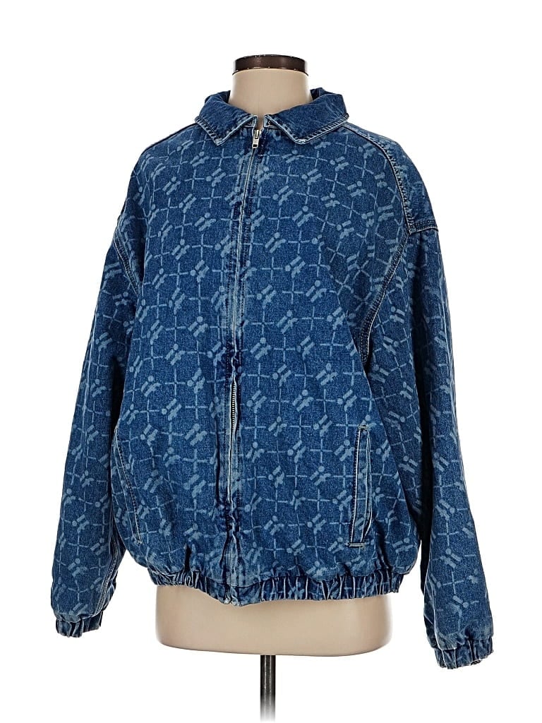 Pre-owned Iets Frans Windbreaker Jacket In Blue
