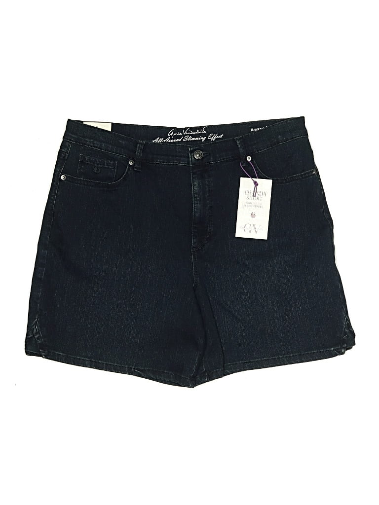 Gloria Vanderbilt Denim Shorts In Blue