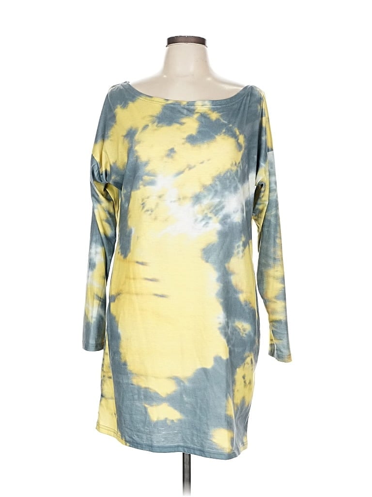 Pre-owned Shein Casual Dress In Yellow