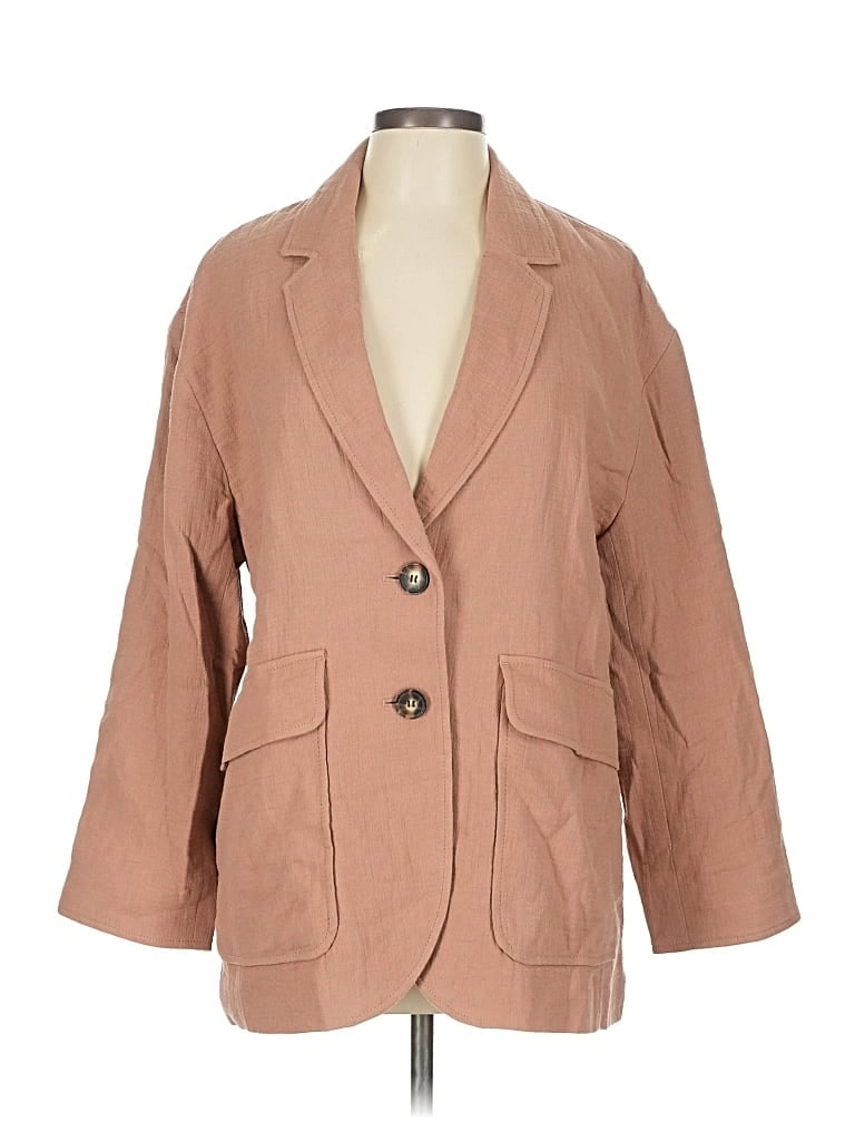 Pre-owned Madewell Blazer Jacket In Brown