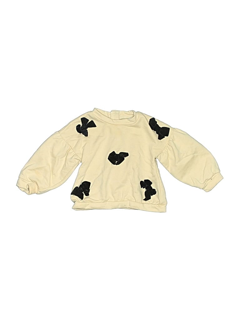 Pre-owned Nicole Miller Babies' Long Sleeve Blouse In White