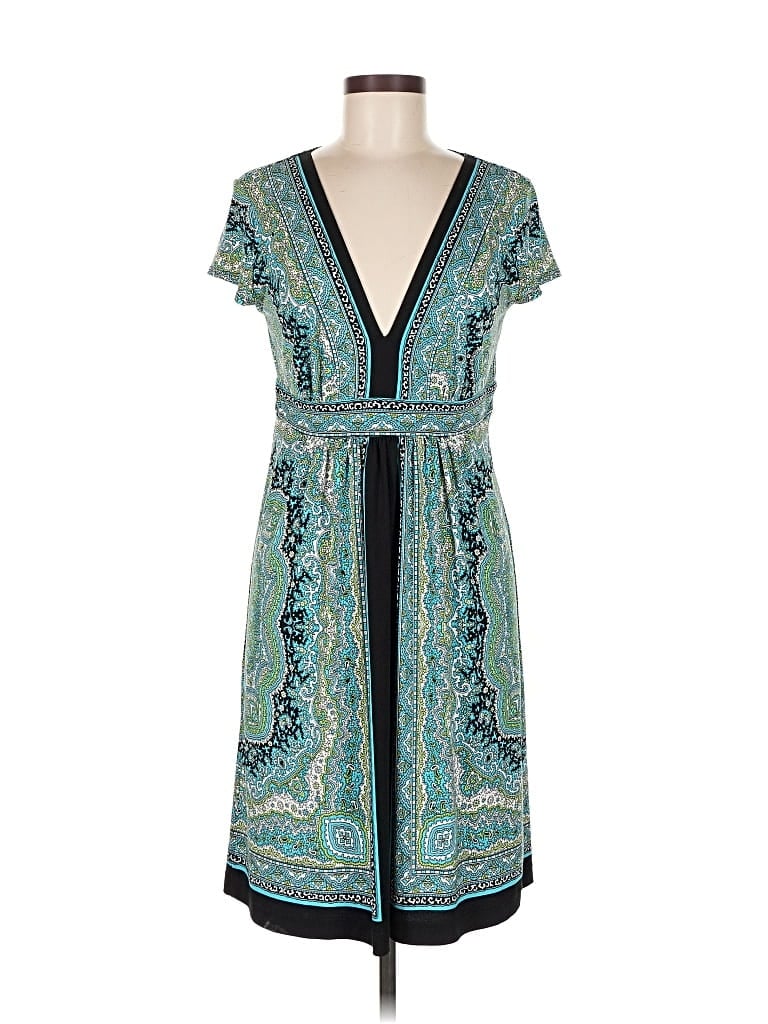 Pre-owned London Times Casual Dress In Blue