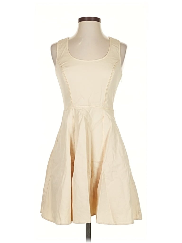 Pre-owned Jessica Simpson Cocktail Dress In White