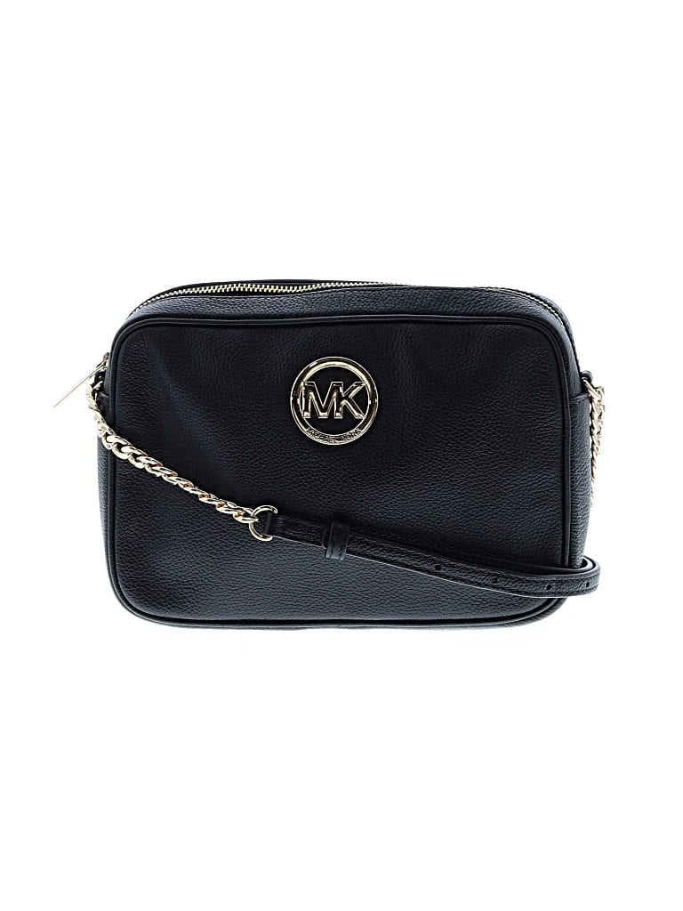 Pre-owned Michael Michael Kors Crossbody Bag In Black