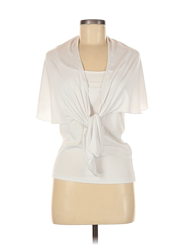 Pre-owned Assorted Brands Swimsuit Top White Swimwear