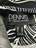 Dennis by Dennis Basso Print Black Jacket Size 6 - photo 6