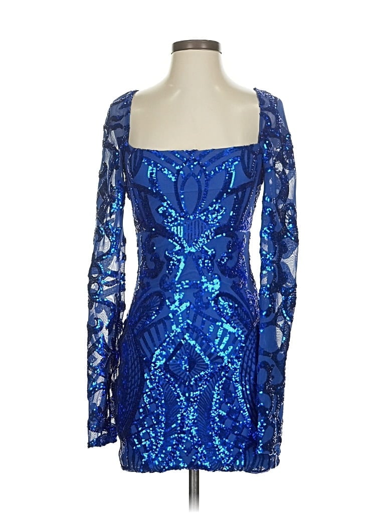 Pre-owned Lucy In The Sky Cocktail Dress In Blue