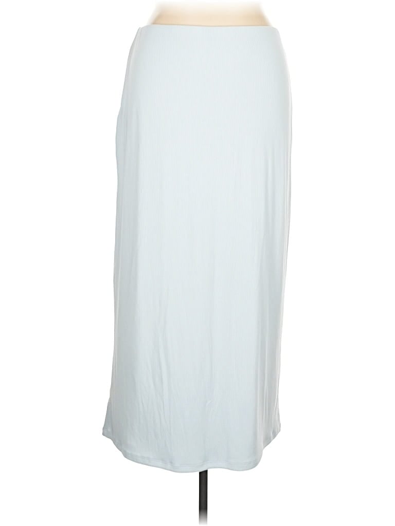 Pre-owned Abercrombie & Fitch Formal Skirt In Gray