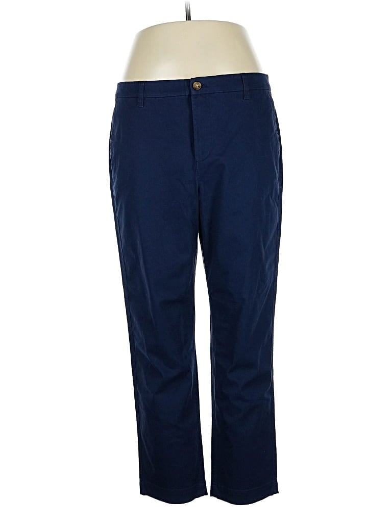 Pre-owned J.crew Factory Store Khaki Pant In Blue