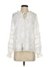 Aura 100% Polyester Ivory Long Sleeve Blouse Size XS - photo 1