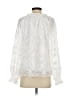 Aura 100% Polyester Ivory Long Sleeve Blouse Size XS - photo 2