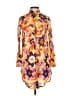J.Crew Floral Orange Casual Dress Size XS - photo 1