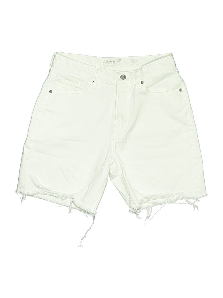 Pre-owned Lucky Brand Denim Shorts In White