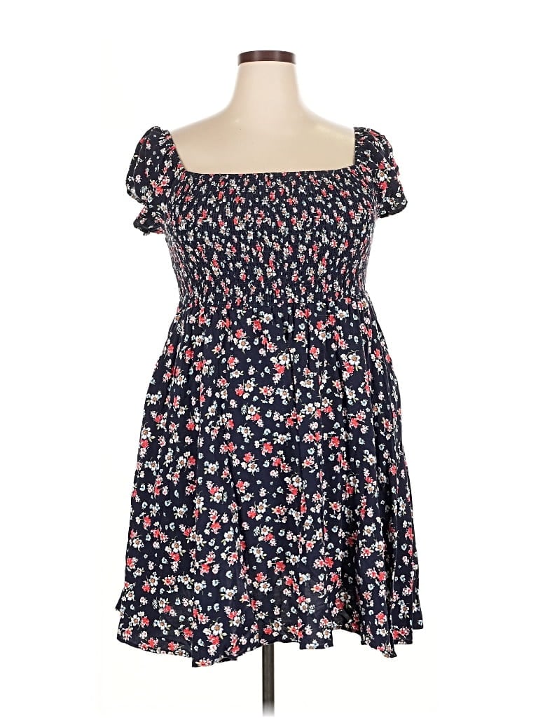 Pre-owned Torrid Casual Dress In Blue