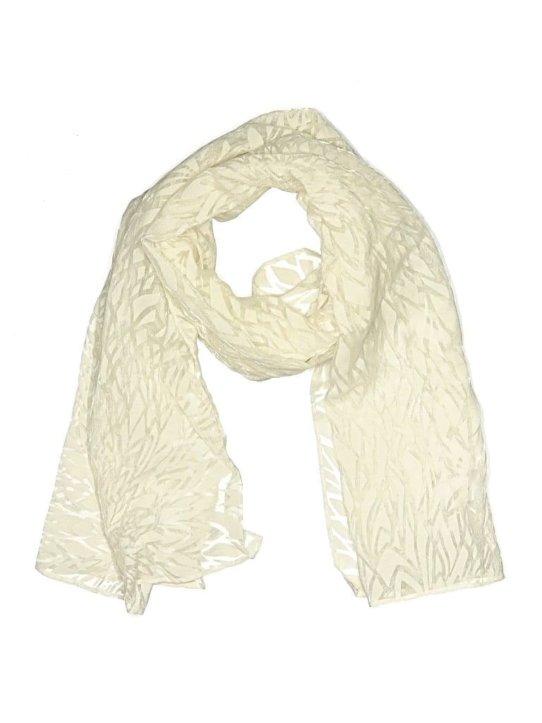 Pre-owned E3 By Etcetera Scarf In White