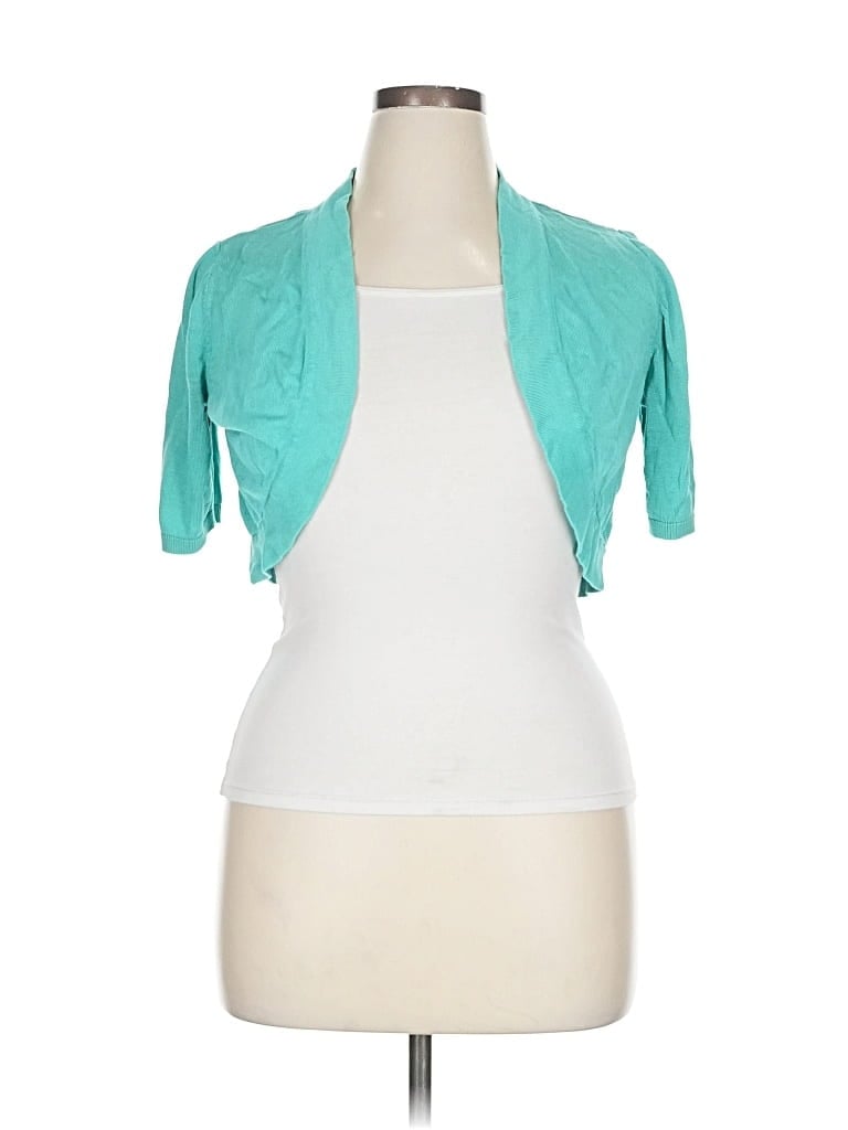 Pre-owned Worthington Cardigan Sweater In Blue