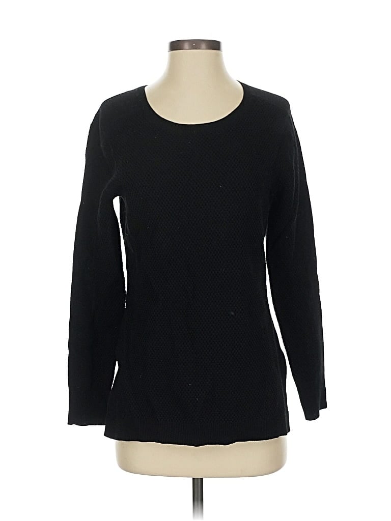 Pre-owned Athleta Pullover Sweater In Black