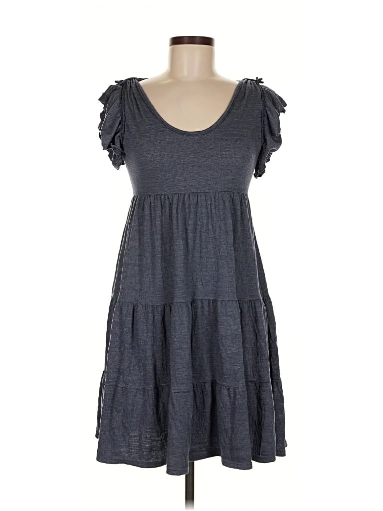 Pre-owned Max Studio Casual Dress In Gray