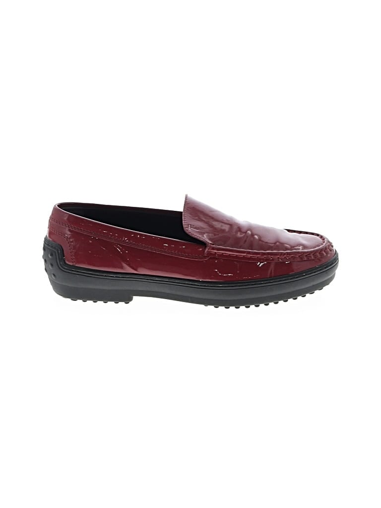 Pre-owned Tod's Flats In Red