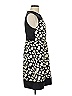 Leifnotes 100% Cotton Hearts Black Cocktail Dress Size 4 - photo 4
