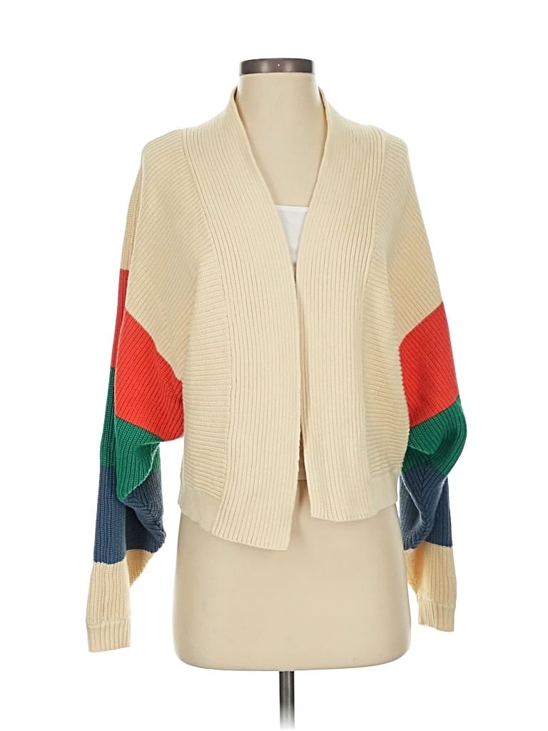 Pre-owned Cabi Cardigan Sweater In White