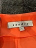 Sandro Solid Orange Casual Dress Size Sm (1) - photo 7