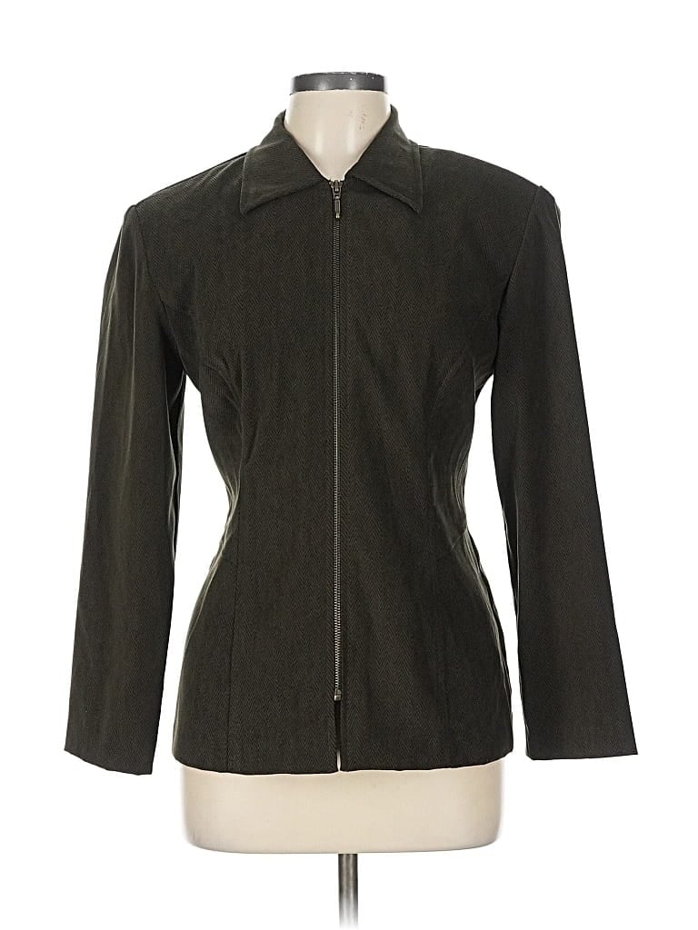 Pre-owned Dressbarn Jacket In Gray