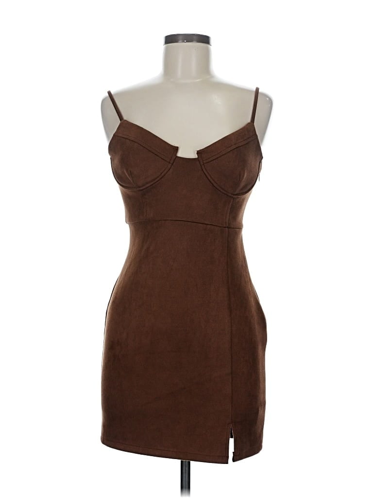 Pre-owned Papaya Cocktail Dress In Brown