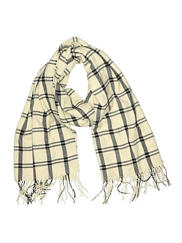 Pre-owned Summer & Rose Scarf In White