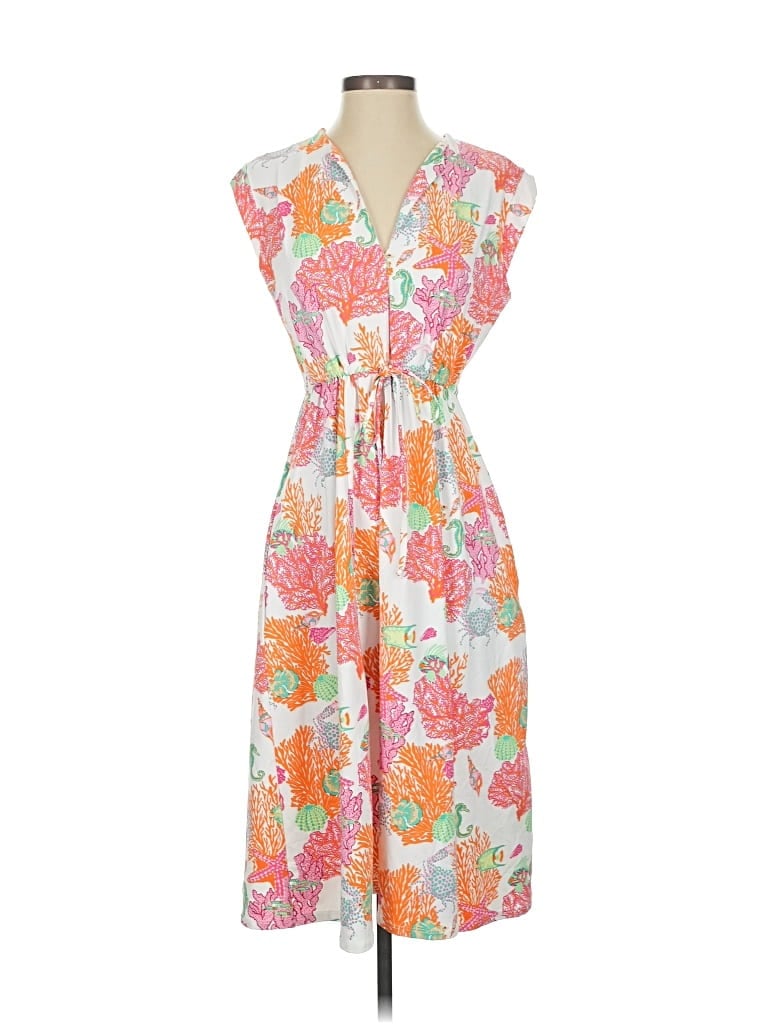 Pre-owned Jude Connally Casual Dress In Orange